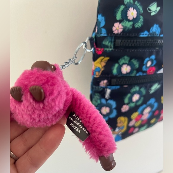 Kipling X Disney Alice In Wonderland Printed Alvar Crossbody Bag - Picture 6 of 15